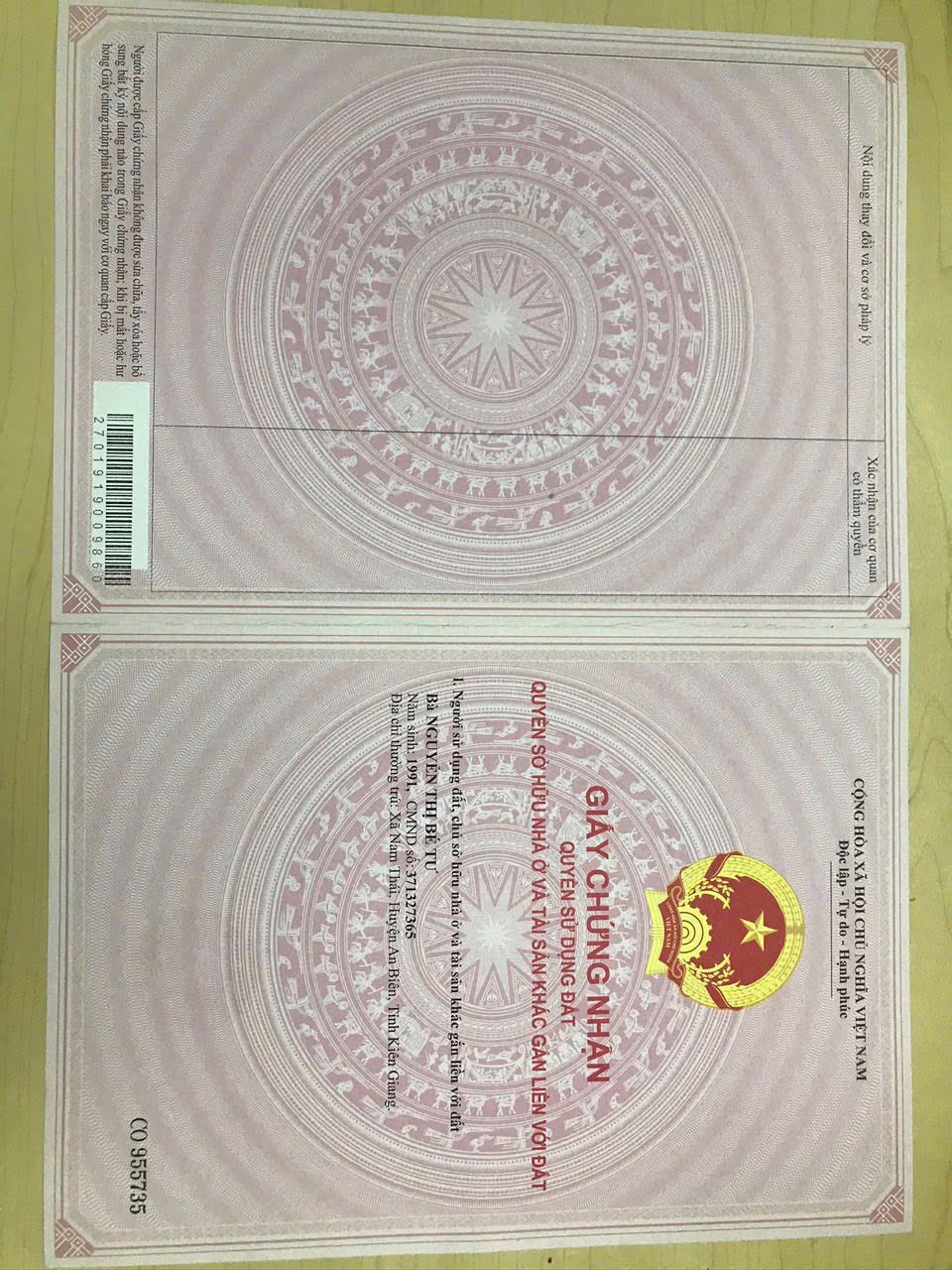 Cần ra gấp mặt tiền đường, full thổ cư