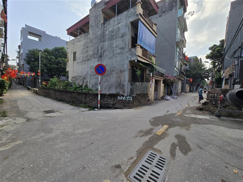 Bán đất Thúy Lĩnh 58m2 lô góc 2 mặt tiền ô tô tránh dừng đỗ Hoàng Mai