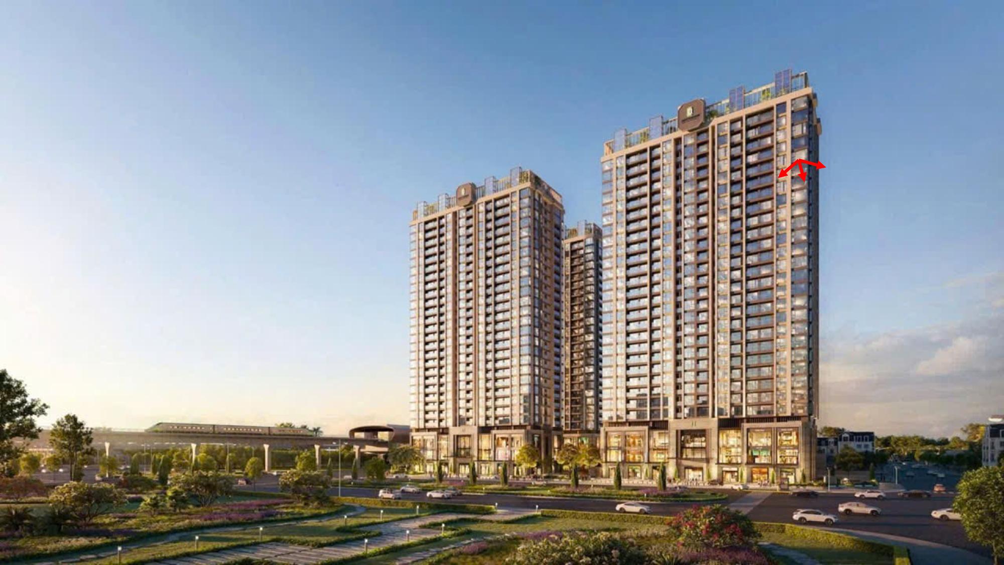 Jade Square Phạm Văn Đồng, bản đặc biệt 3 ngủ - 128m2, kính low, view toàn cảnh Sông Hồng
