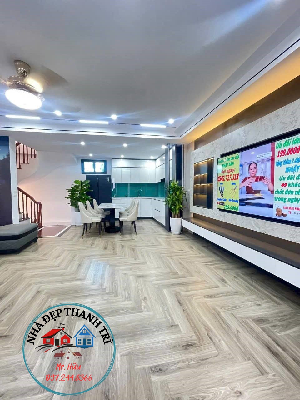 Siêu hiếm nhà trung tâm Thanh Trì 55m², 4 tầng, ô tô vào nhà, nội thất sang trọng, giá tốt nhất