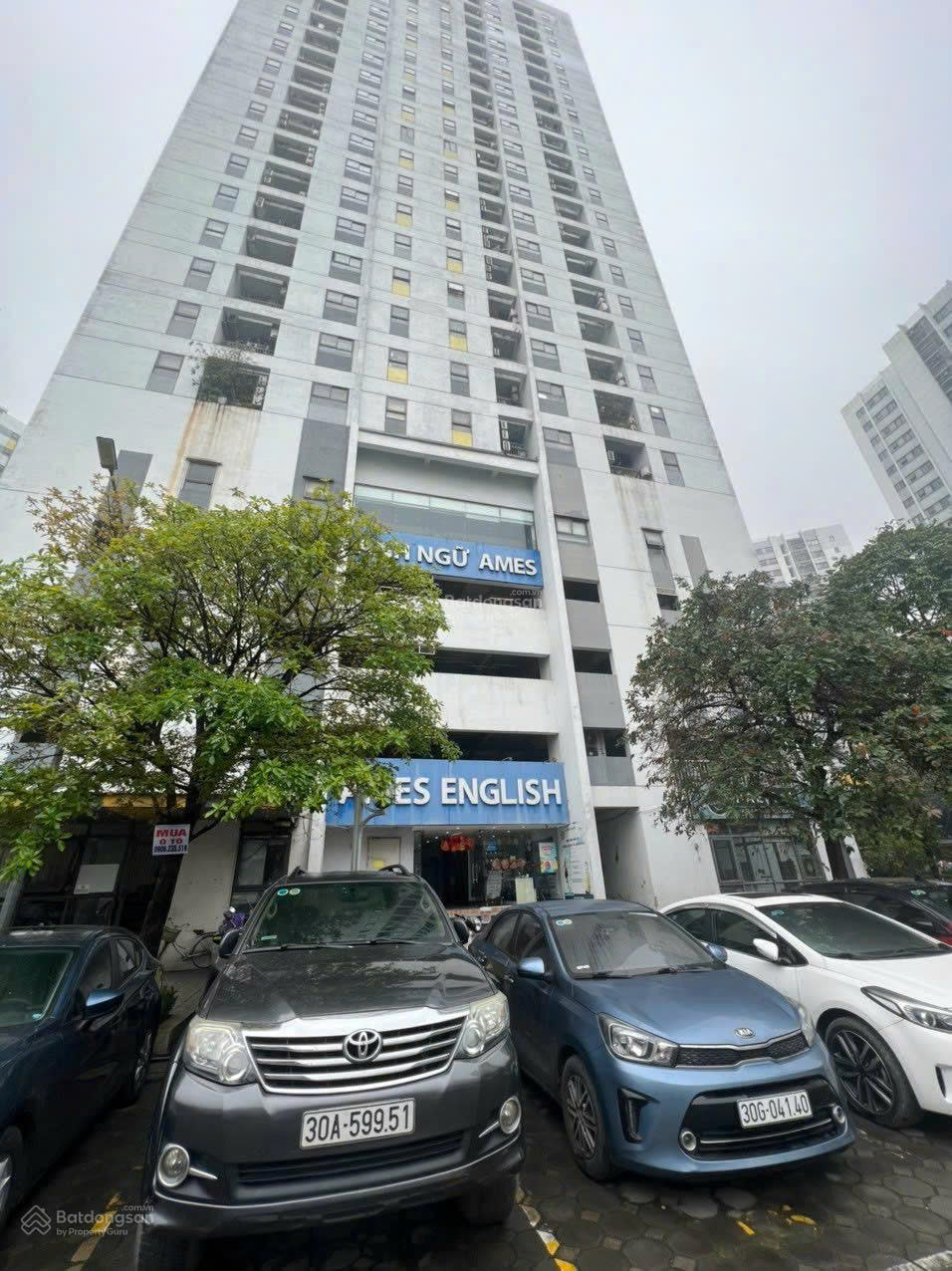 Bán shophouse thương mại dịch vụ Rice City Linh Đàm 611m2 sẵn hợp đồng thuê trung tâm Tiếng Anh Amess