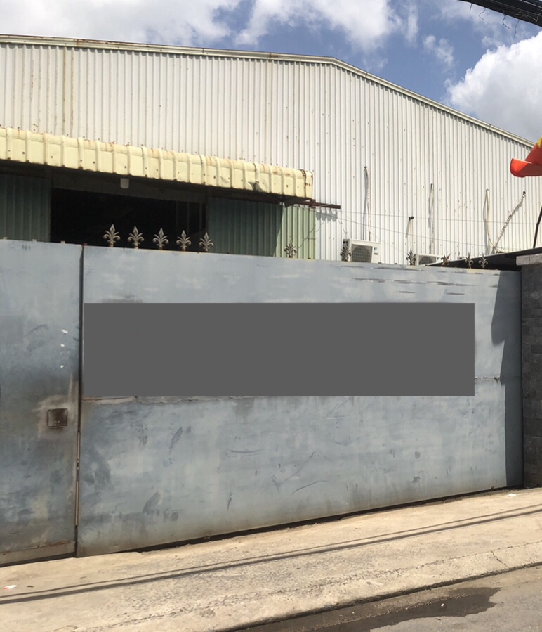Cho thuê kho xưởng 820m2 gần ngã tư Ga Thạnh Lộc, quận 12