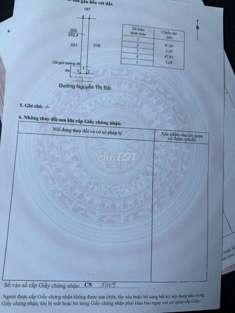 Chính chủ bán 500m2 đất thổ cư mặt tiền đường lớn, cạnh dự án Vinhomes Tại Thị trấn Cần Giuộc