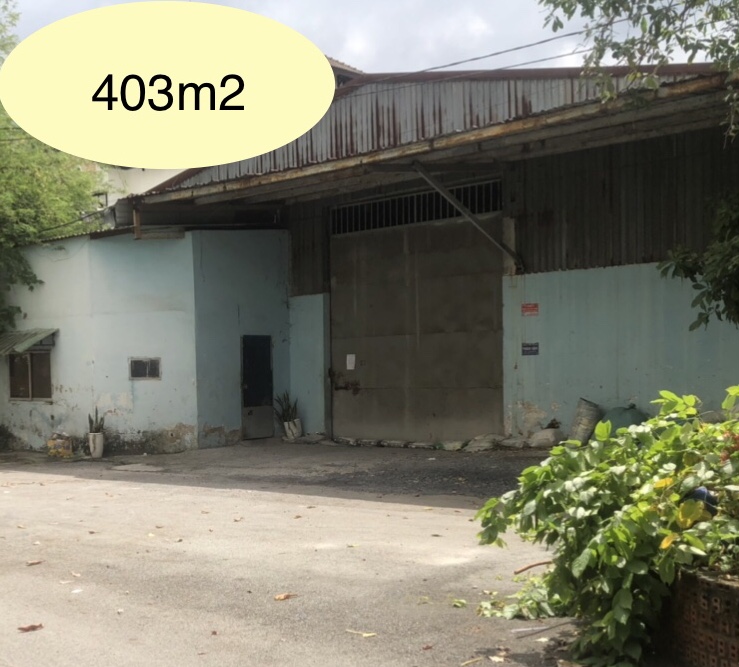 Kho xưởng đường xe container 403m2, ngã tư Ga quận 12