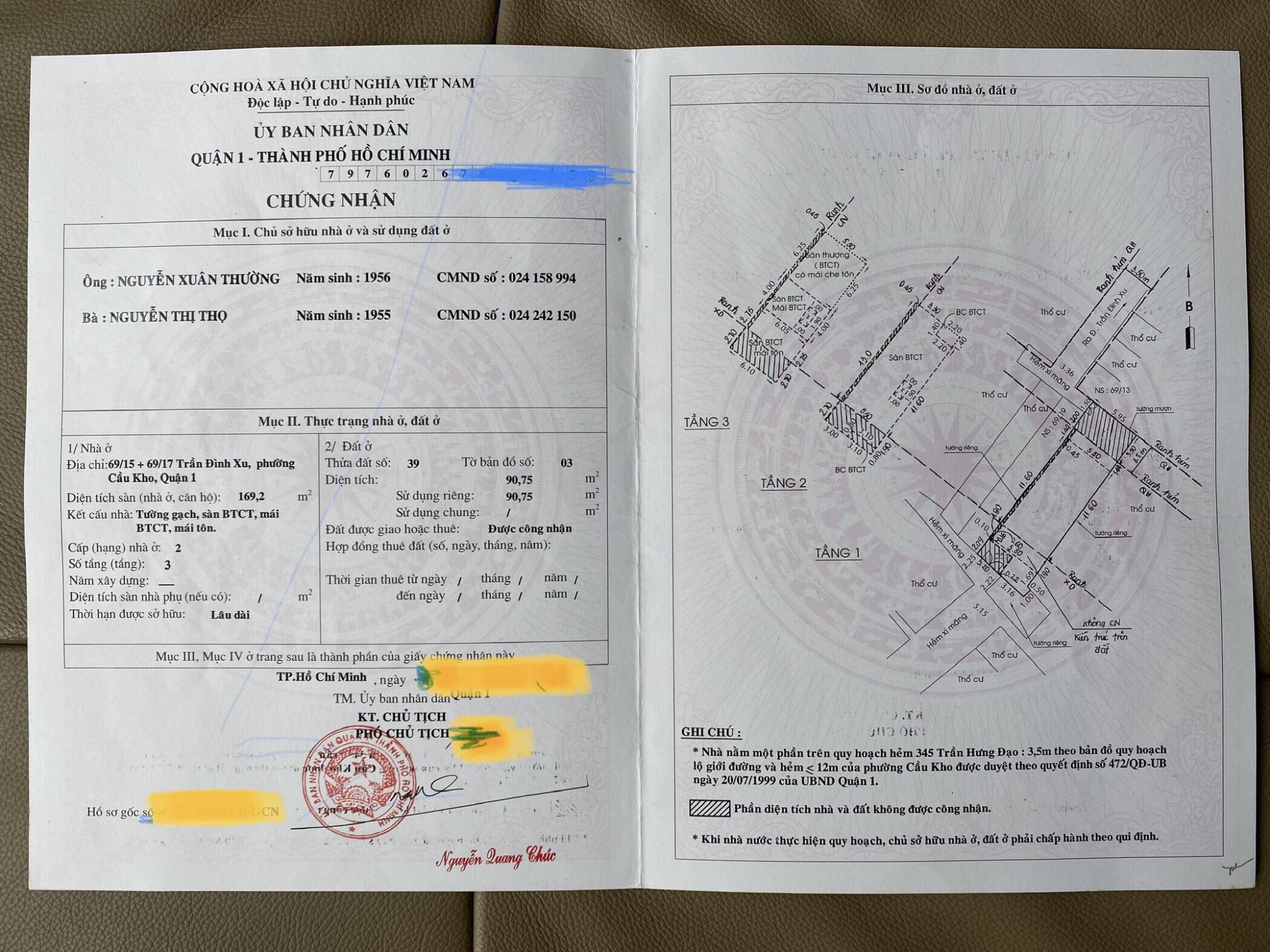 Bán nhà đường Trần Đình Xu, quận 1, giá 24 tỷ