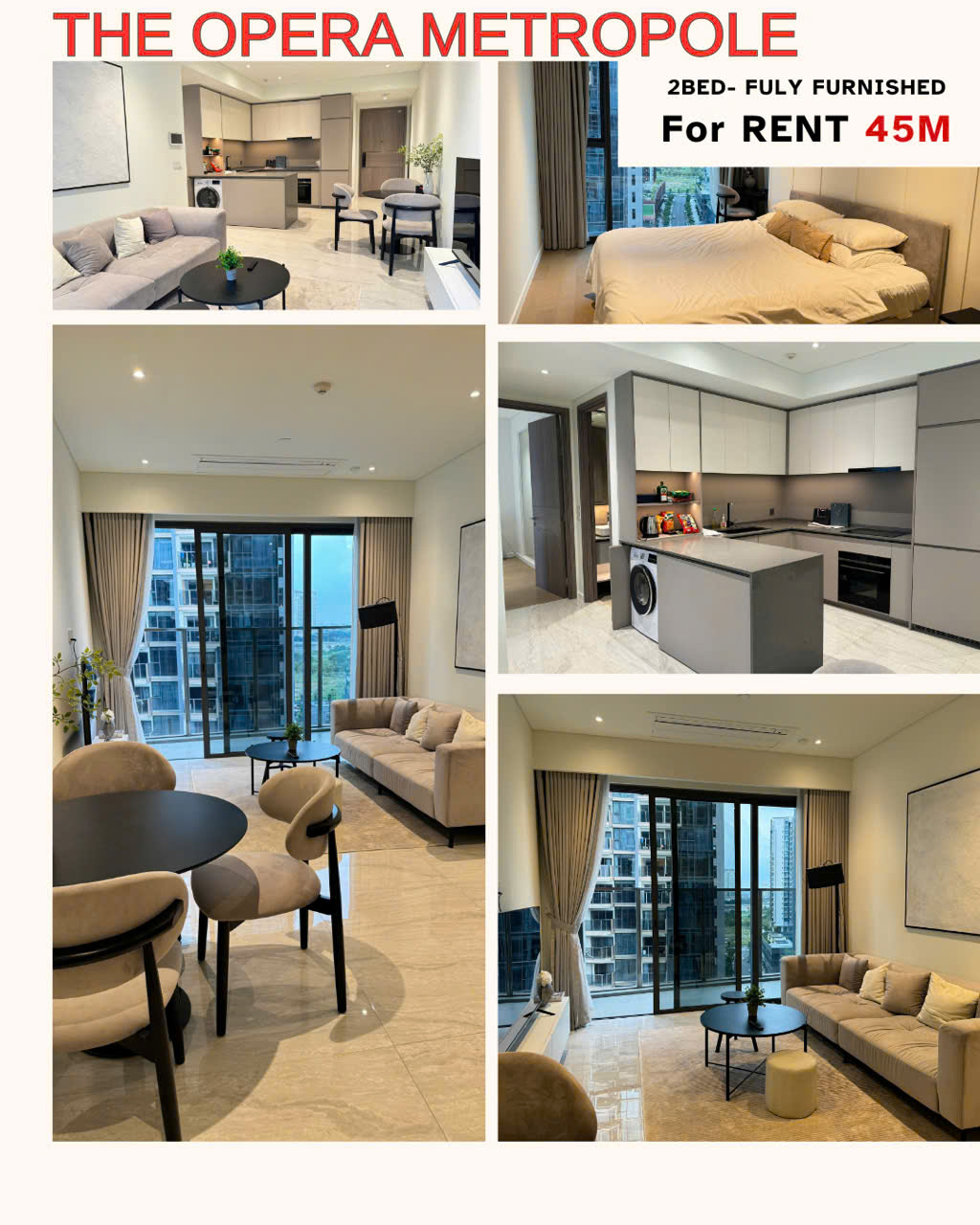 Phòng kinh doanh cập nhật giỏ hàng cho thuê Opera - Metropole giá tốt nhất