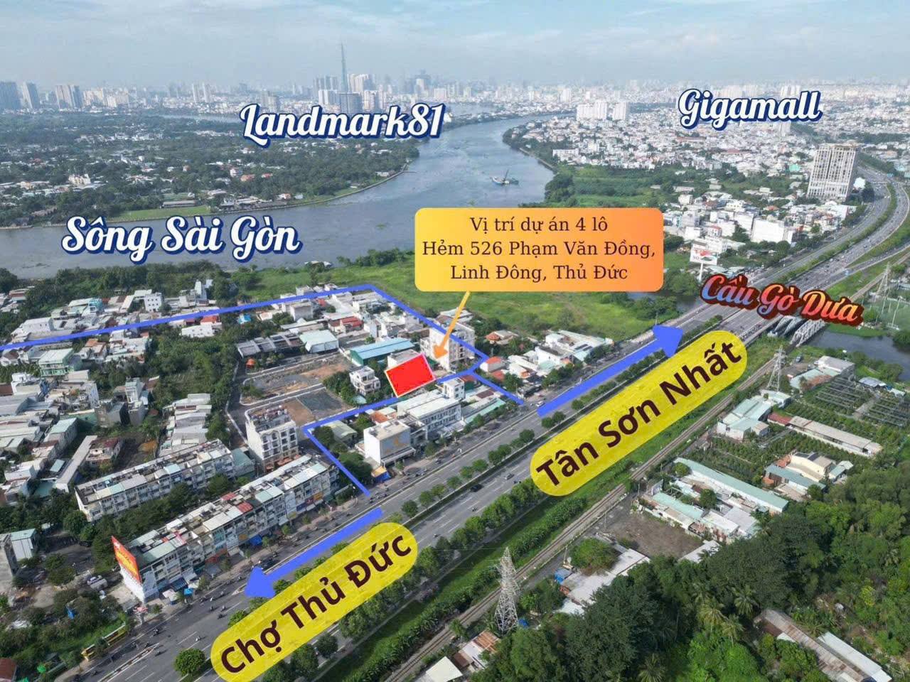 Cực ngon đất ngang 5,5m, 50m ra Phạm Văn Đồng, Thủ Đức diện tích 75m2, giá 6,7 tỷ