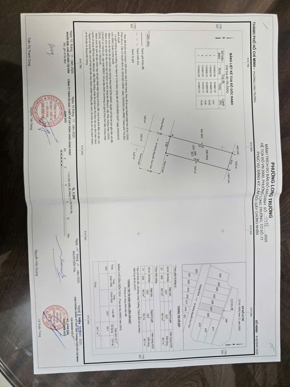 Bán đất đường 963 Phú Hữu Quận 9 giá 4,55 tỷ