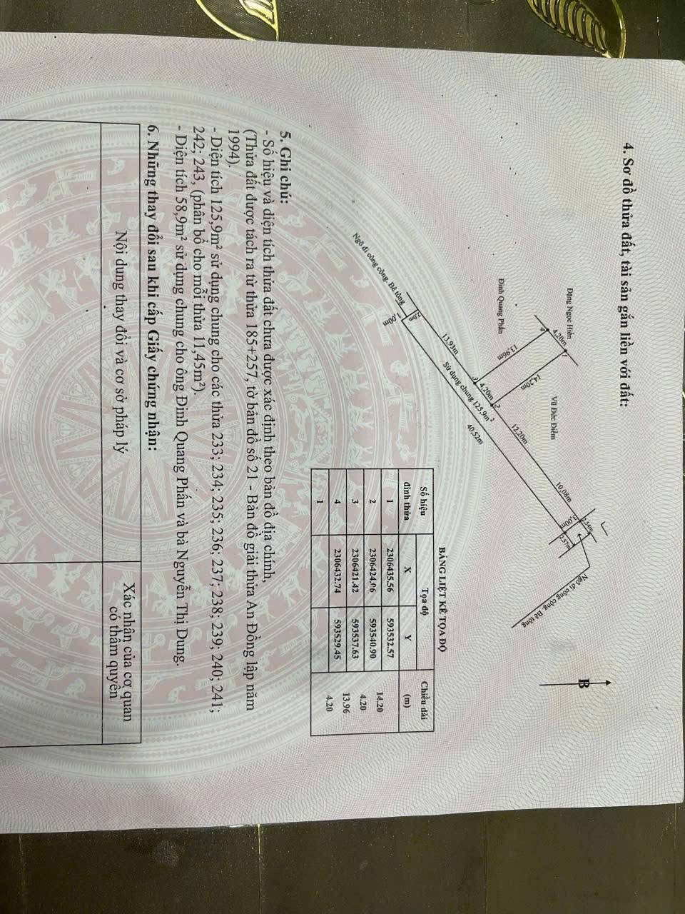 Bán nhà 3 tầng Trang Quan, An Dương, Hải Phòng