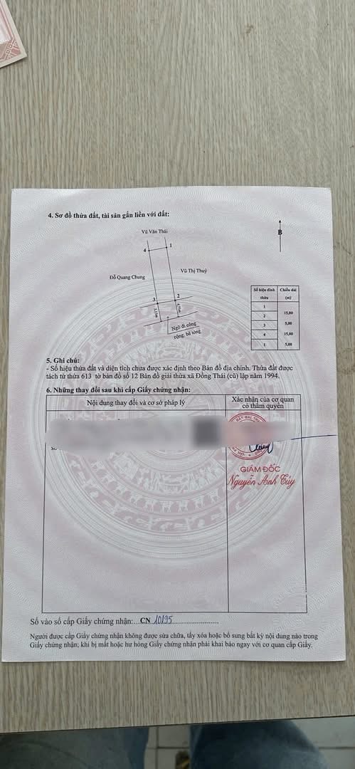 Bán đất 75m2 Hoàng Mai, An Dương, Hải Phòng