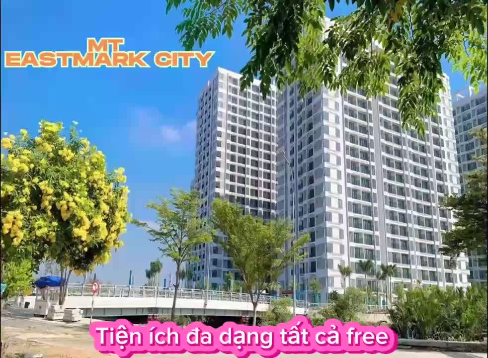 Bán căn hộ MT Eastmark City 2 ngủ, view sông chỉ 4,5 tỷ, sổ sẵn, nhận nhà ngay