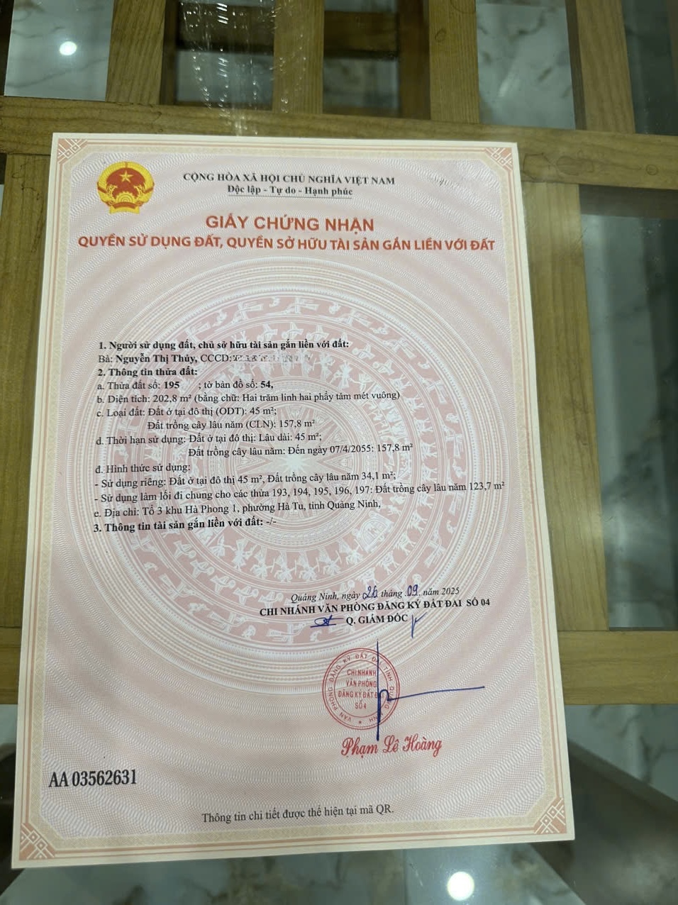 Bán 1 trong 2 lô đất phường Hà Phong - Hạ Long