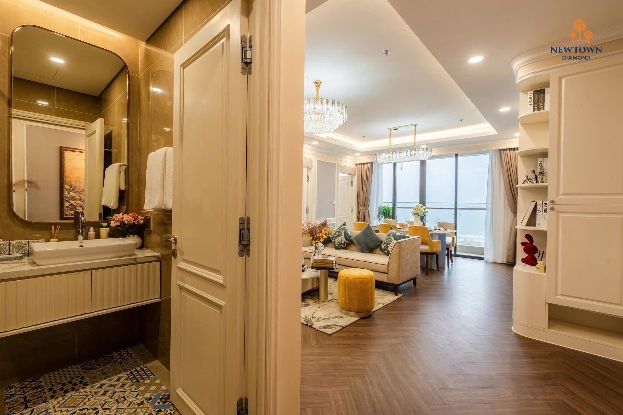 Chỉ từ 4,8x tỷ sở hữu căn 2 ngủ Newtown Diamond, view trực diện biển, sở hữu lâu dài, chiết khấu 12%