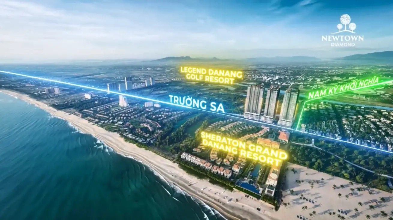 Chỉ từ 4,8x tỷ sở hữu căn 2 ngủ Newtown Diamond, view trực diện biển, sở hữu lâu dài, chiết khấu 12%