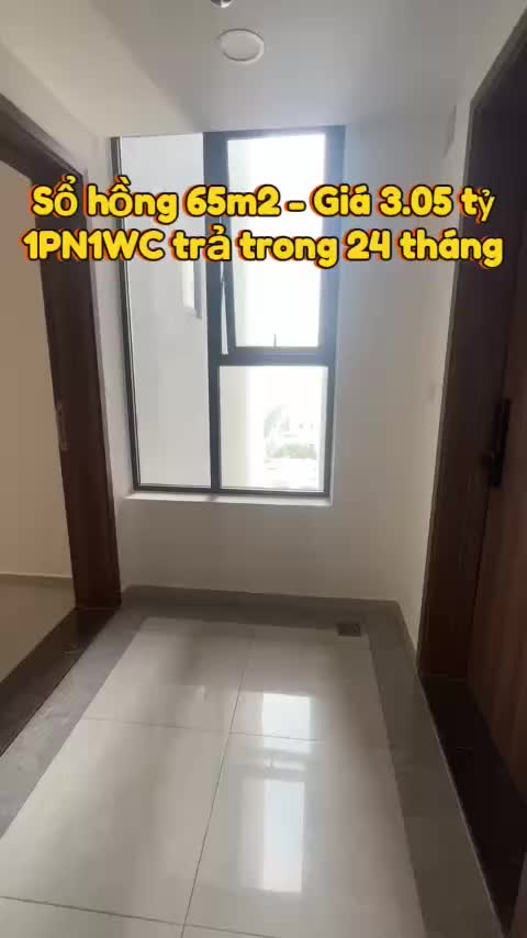 Sổ hồng 65m2, giãn thanh toán 24 tháng, nhà mới dọn vào ở ngay