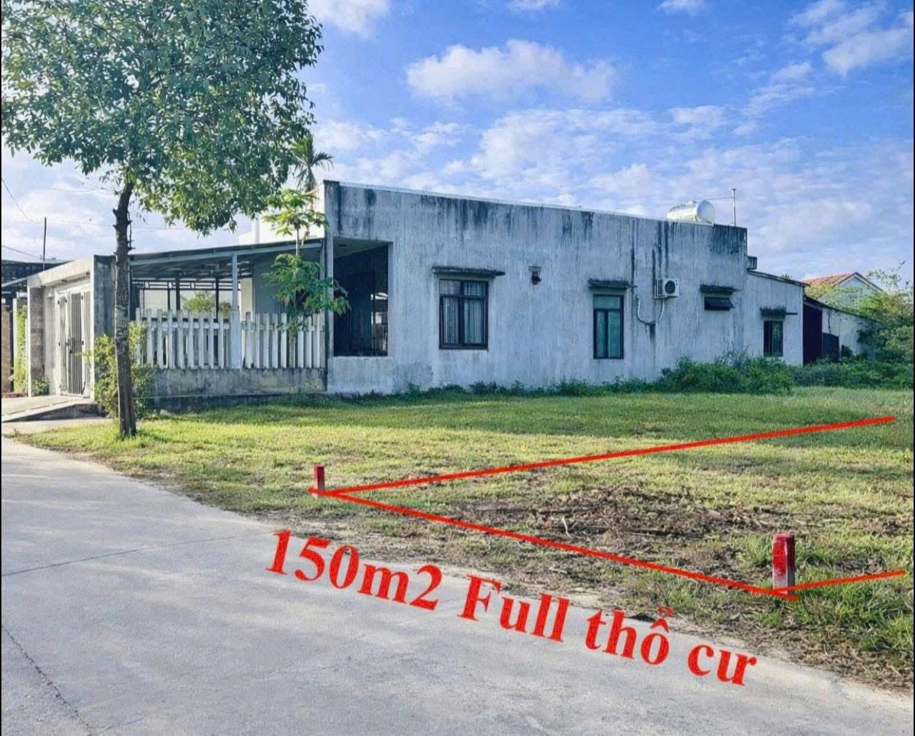 Trục chính Nam Hòa Vang – mặt tiền đường 7,5m - 150m2 full thổ cư