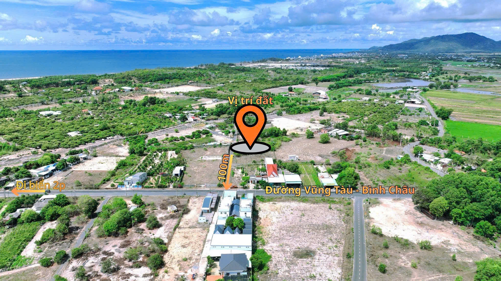 Bán nhanh 244m2 đất Phước Hải - Vũng Tàu chỉ từ 650 triệu, đường ven biển