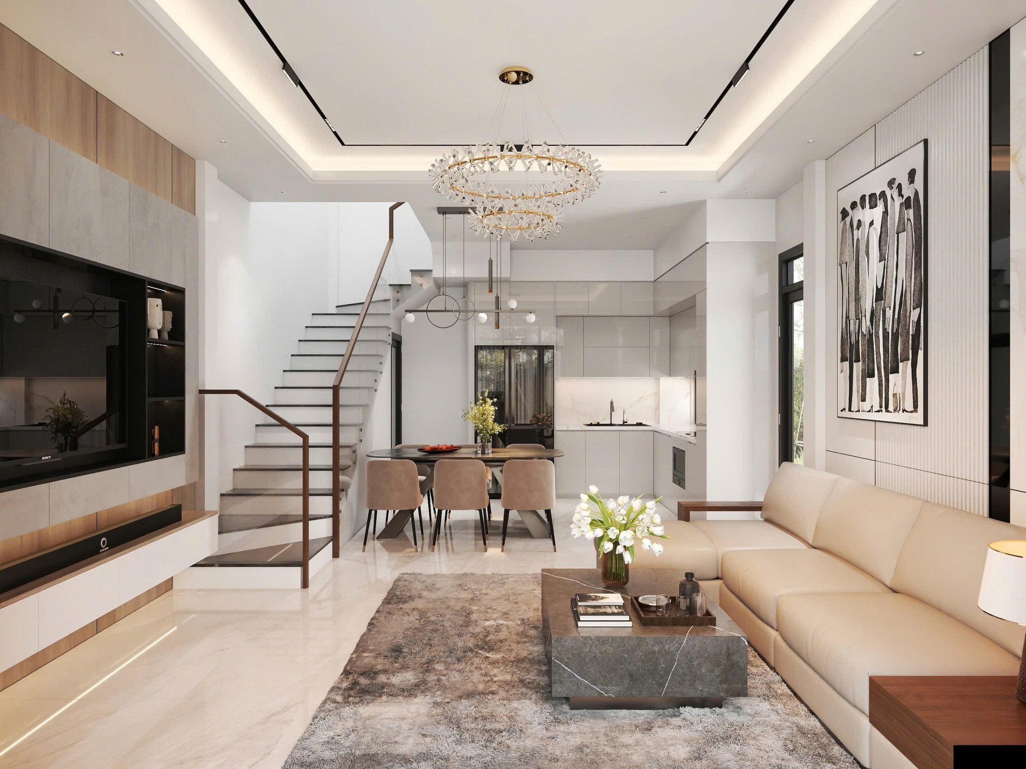 Bán 2 căn nhà lô góc ngõ đường Điện Biên Phủ, Cẩm Thượng, 46.1m2, 3 ngủ, 3 vệ sinh