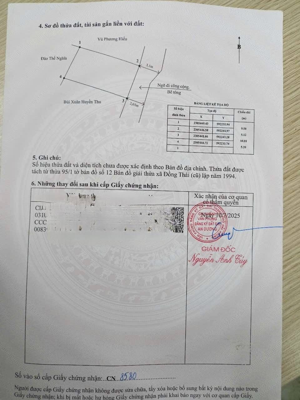 Bán đất 50m2 Tê Chử, Đồng Thái, An Dương, Hải Phòng