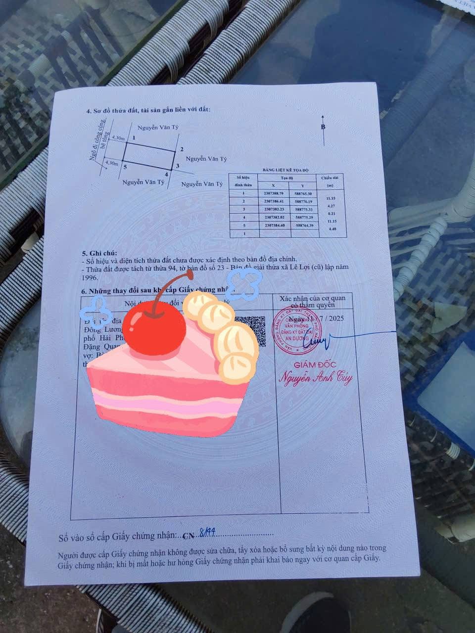 Siêu đẹp 50m2 tại Lương Quy, An Dương, Hải Phòng