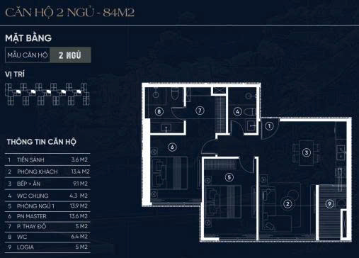 Chỉ với 4,4 tỷ bạn có thể sở hữu ngay căn hộ 2N+, 82m2, Sunshine Legend City, tiện ích, bể bơi, phòng Gym