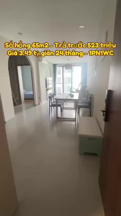 Cần bán căn hộ sổ hồng lâu dài từng căn 65m2