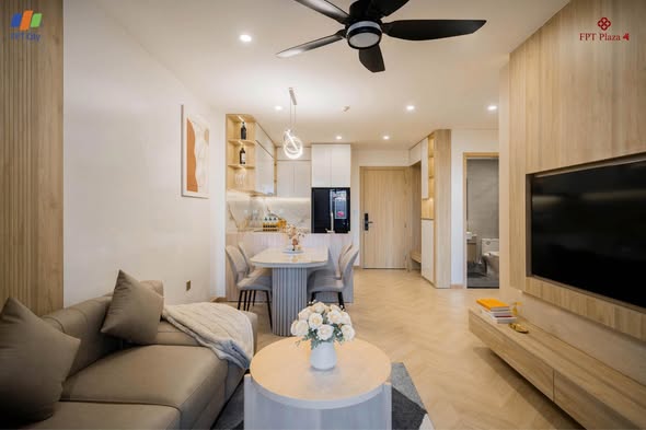 Căn hộ chung cư diện tích 69,56m2 2 phòng ngủ Plaza 4 Đà Nẵng