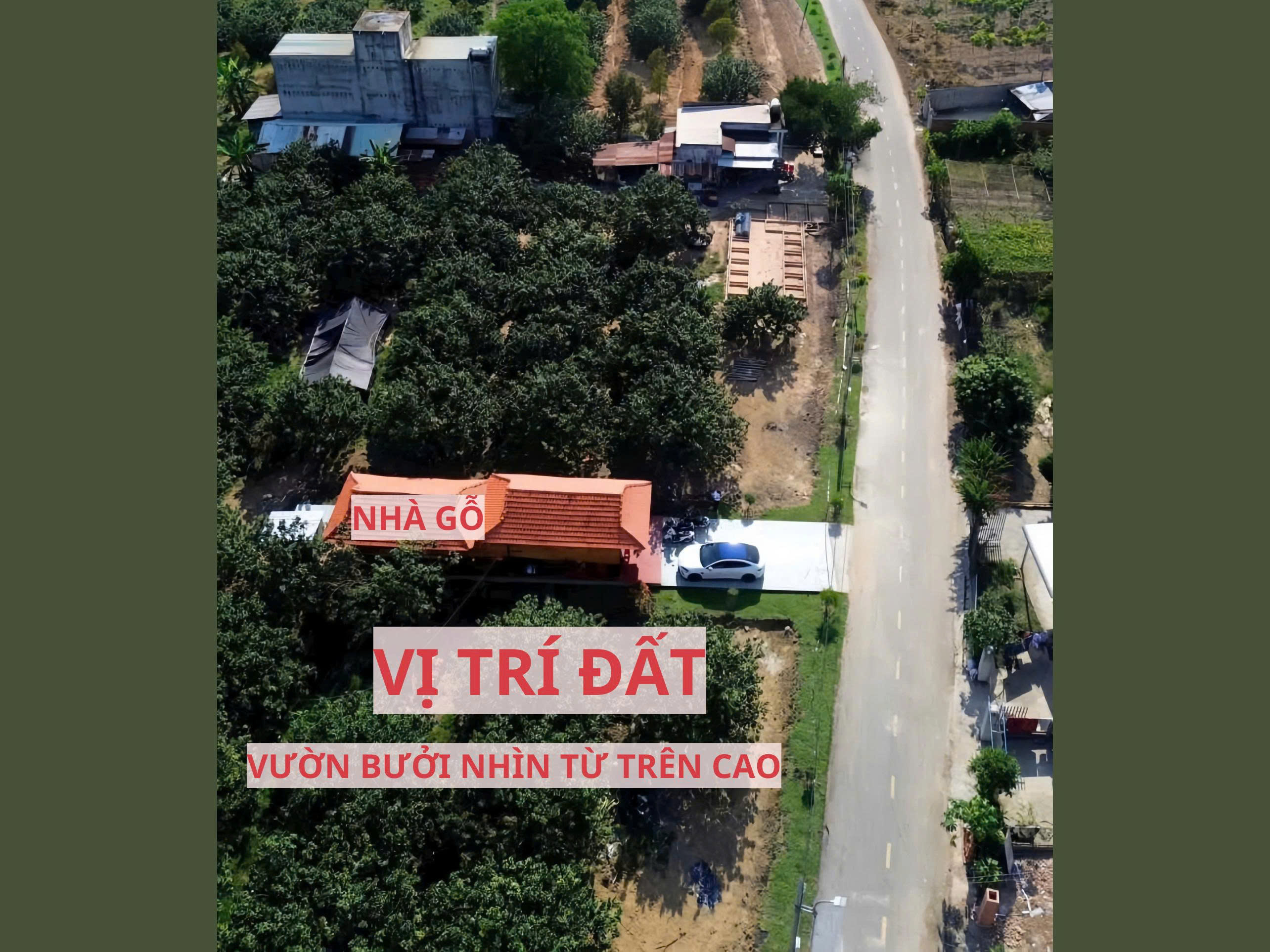 Đất vườn bưởi Bình Dương 263m² – có thổ cư, giá 950 triệu