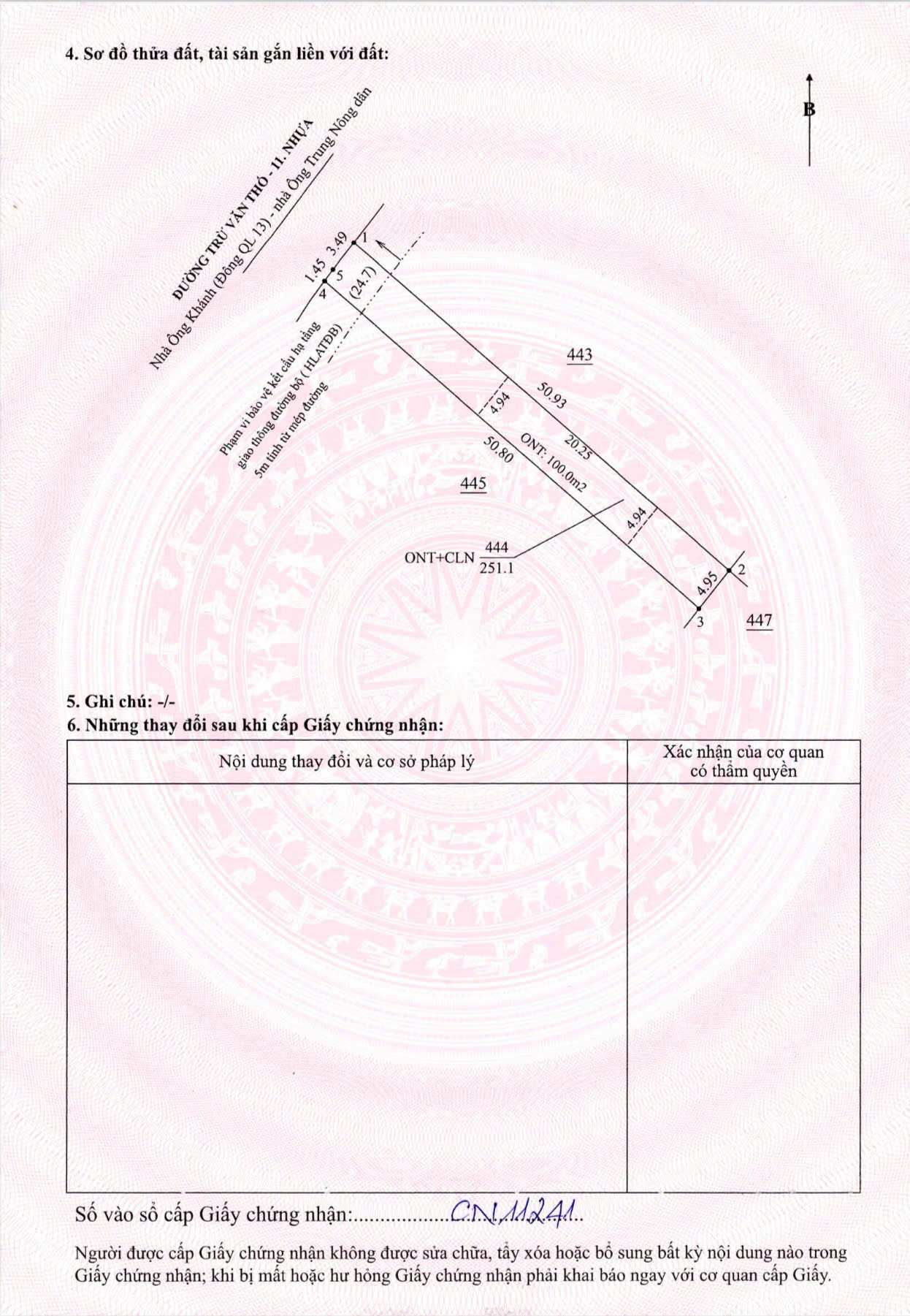 Đất thổ cư có sẵn vườn bưởi – mặt tiền kinh doanh chỉ 950 triệu