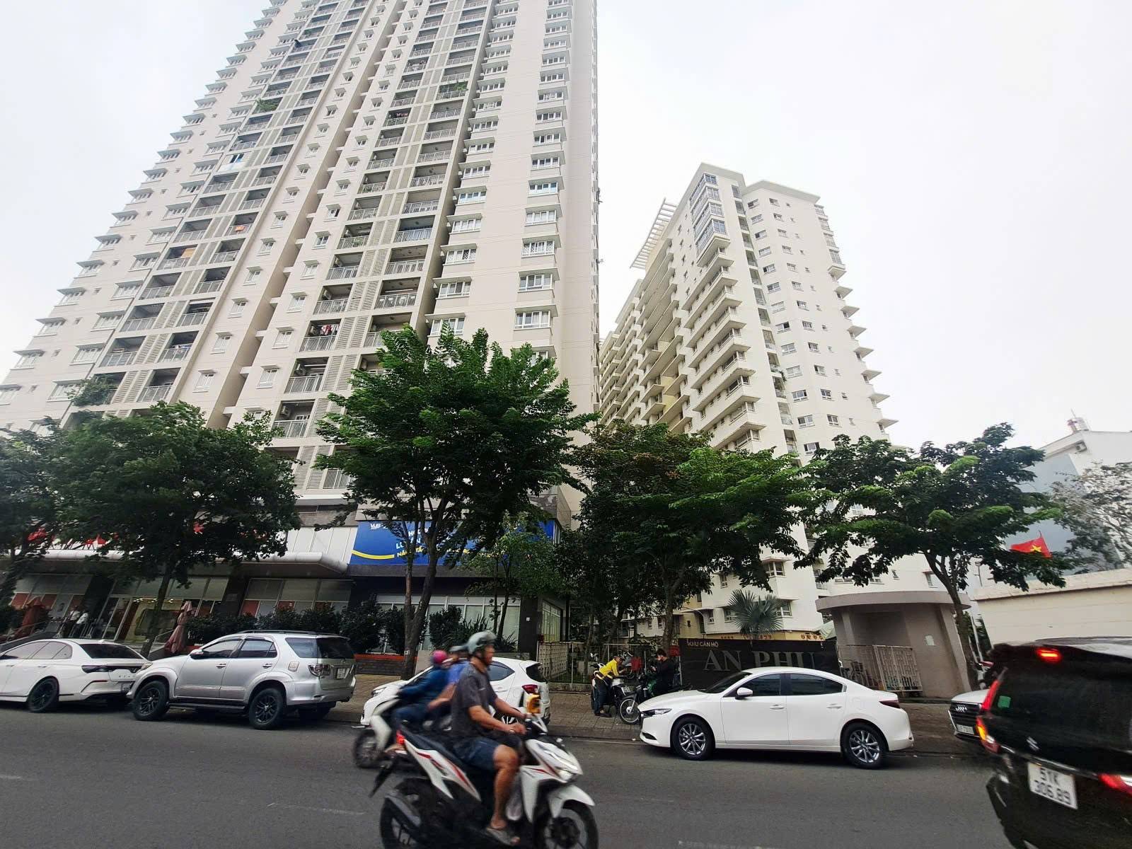Quận 6 chung cư An Phú Apartment, full nội thất tầng 14, 2 phòng ngủ SHR giá 3,45 tỷ