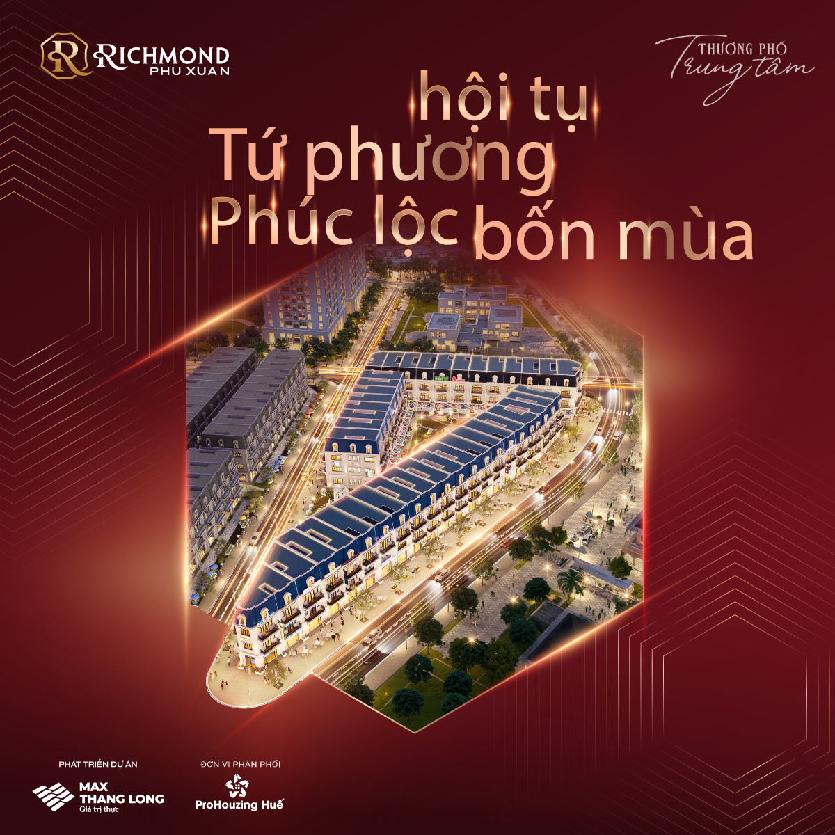 Shopohouse trung tâm An Vân Dương, quỹ căn giới hạn Richmond Phú Xuân