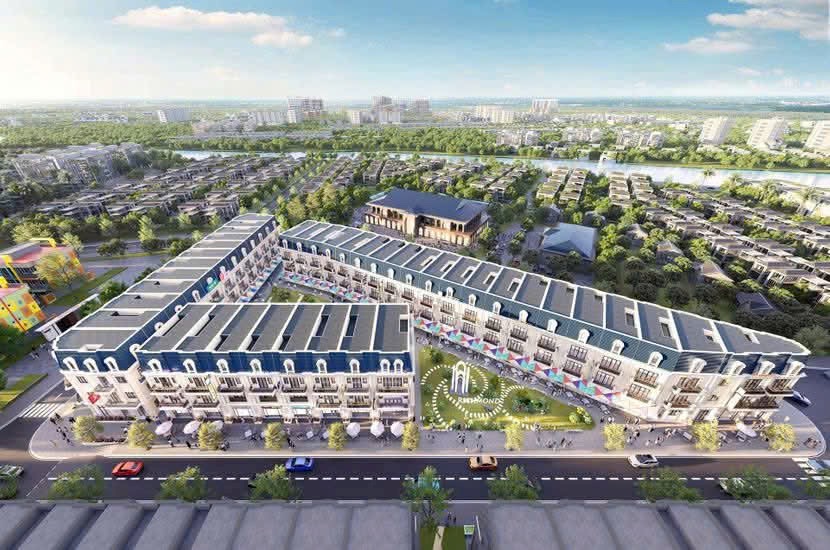 Richmond Shophouse vàng đối diện chợ Cống mới