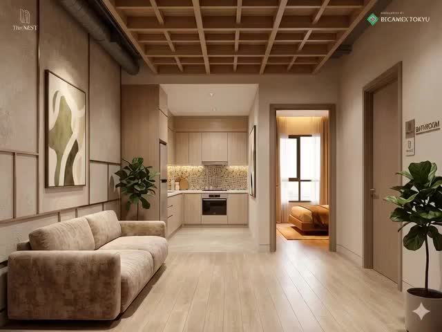 Bán căn hộ dự án 47m2, The Nest - Midori Park mới Bình Dương