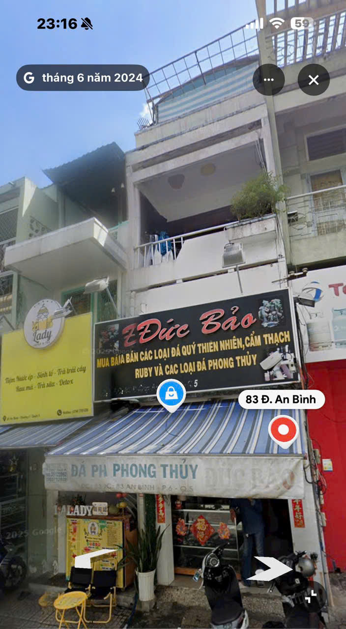 Bán nhà mặt tiền đường An Bình, phường 6, quận 5 vị trí siêu đẹp tiện kinh doanh