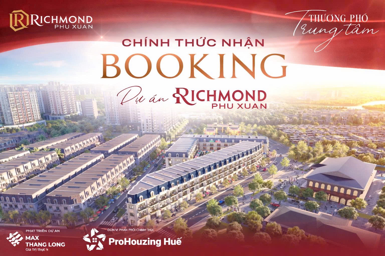 Chính thức nhận Booking dự án Richmond Phú Xuân, giữ chỗ ngay hôm nay