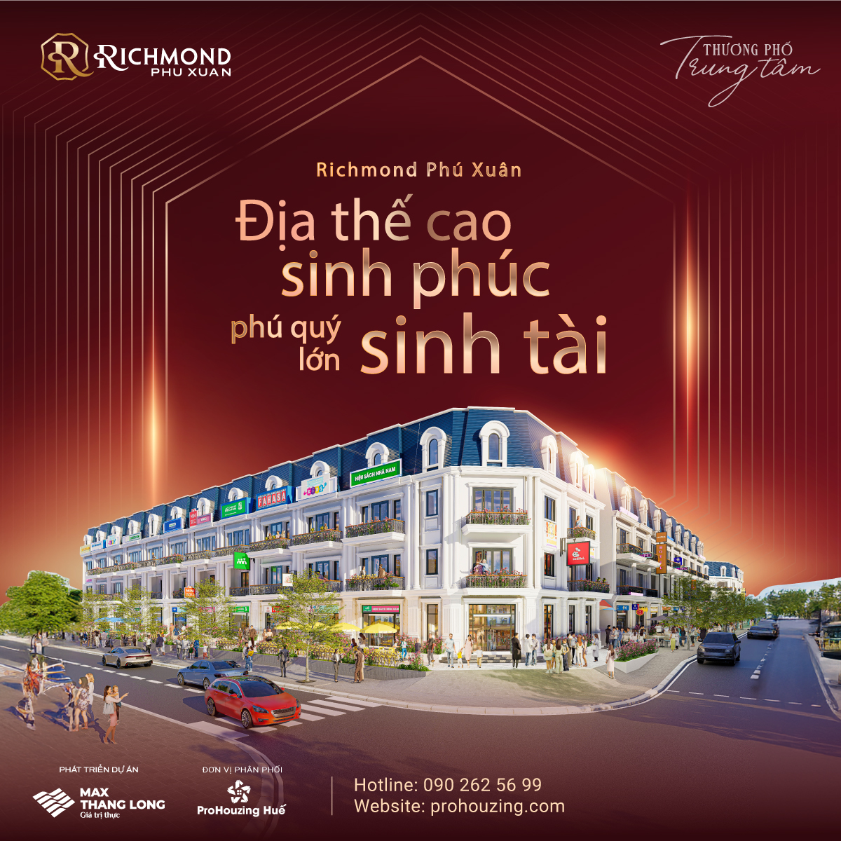 Richmond Phú Xuân, vị trí kim cương