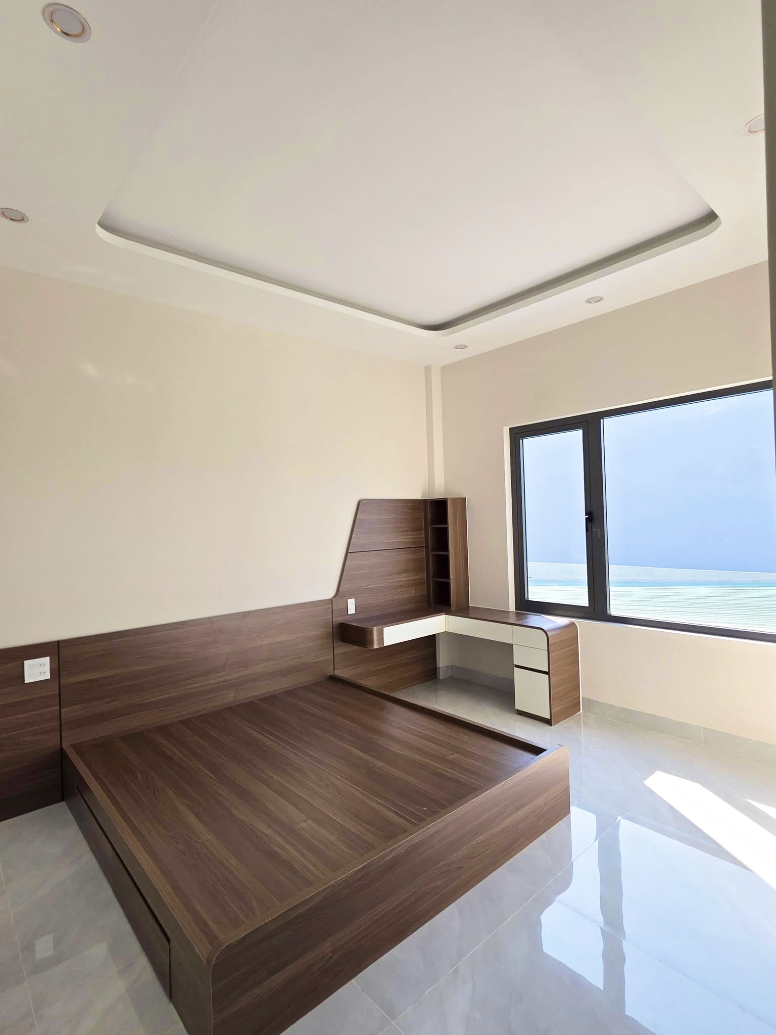Nhà 3 mê mới, 3 phòng ngủ, mặt tiền khu mới gara quyền, 87,5m2, ngang 5m, Quy Nhơn