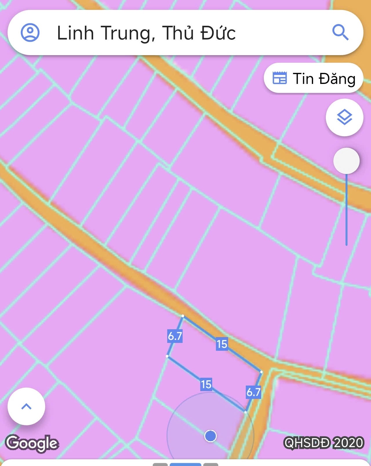 Đất Linh Trung - giảm sâu - còn 5,2 tỷ - góc 2 mặt tiền - ngang 6,7m