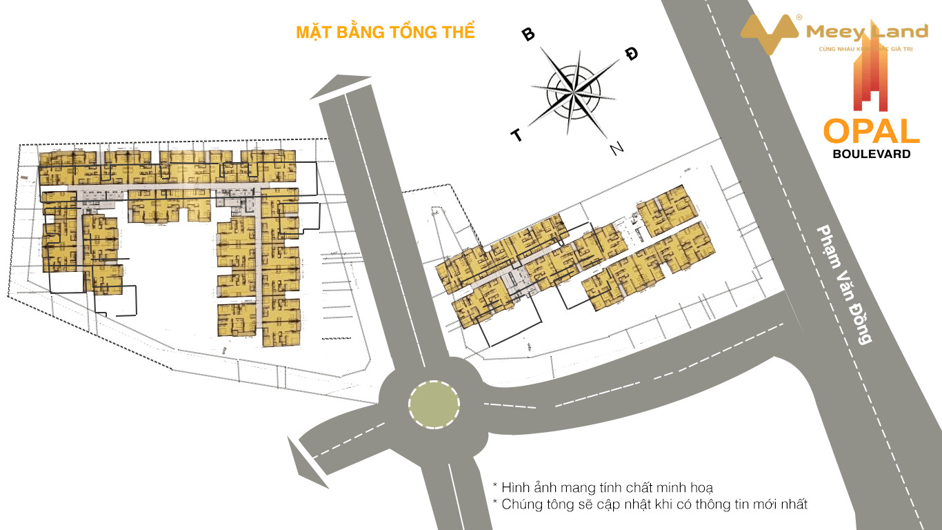 Căn hộ Opal Boulevard Phạm Văn Đồng, đã nhận nhà, giá 3,65 tỷ 75m2