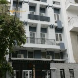 Bán căn hộ dịch vụ 5 tầng mặt tiền đường số phường Tân Quy, quận 7, diện tích 140m2