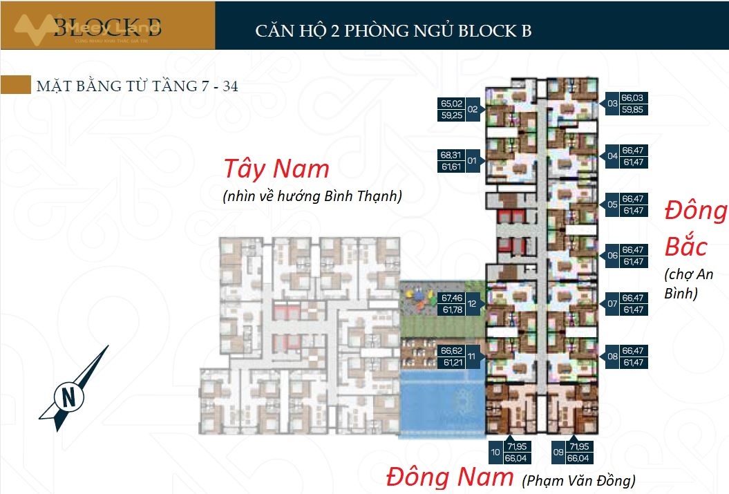 Căn hộ Phú Đông Premier Phạm Văn Đồng, 2 phòng ngủ, 2 WC, giá từ 3,35 tỷ đã nhận nhà