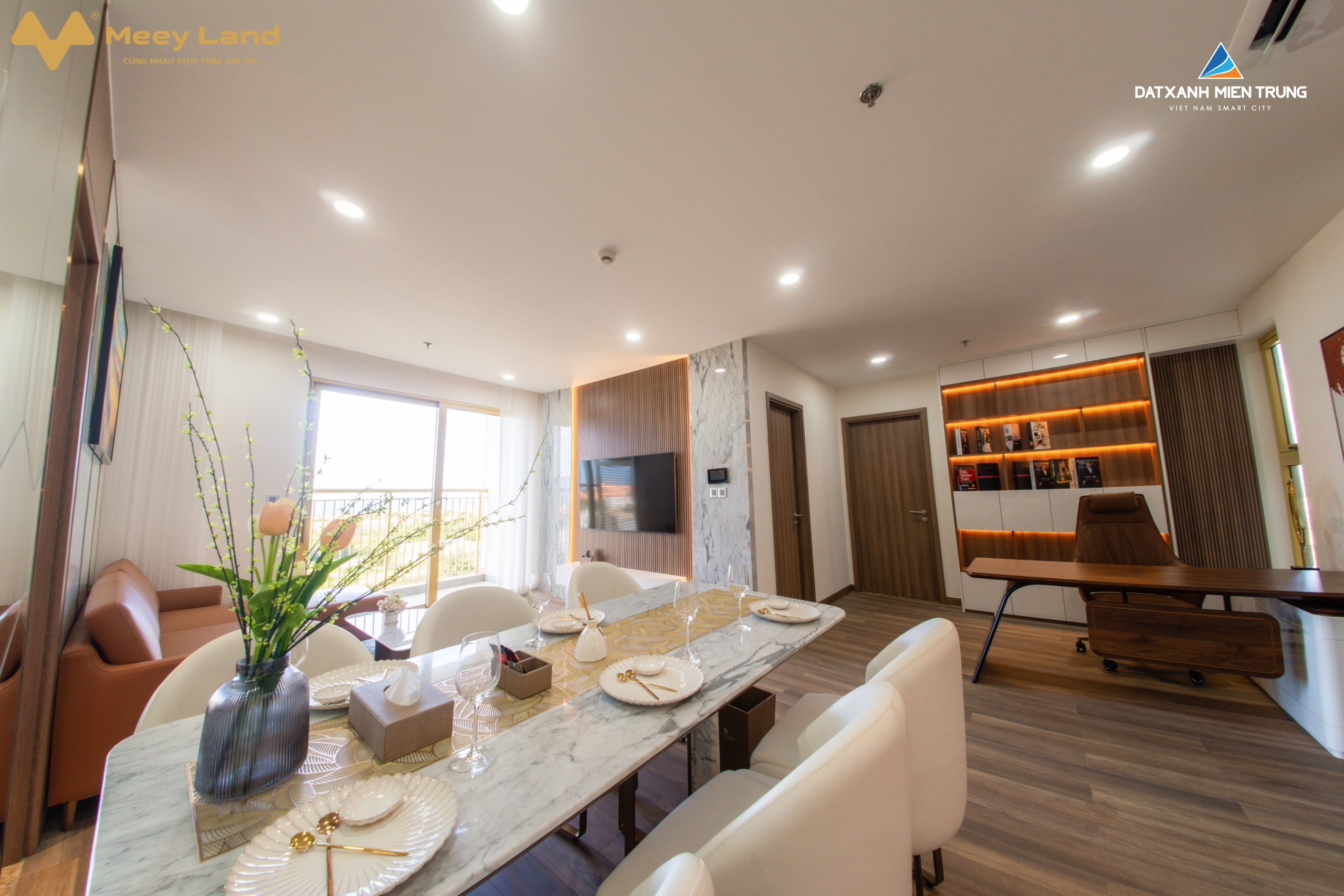Căn hộ 3 phòng ngủ 100m2 trung tâm Ngũ Hành Sơn - Đà Nẵng - sổ hồng lâu dài, thanh toán 12 tháng
