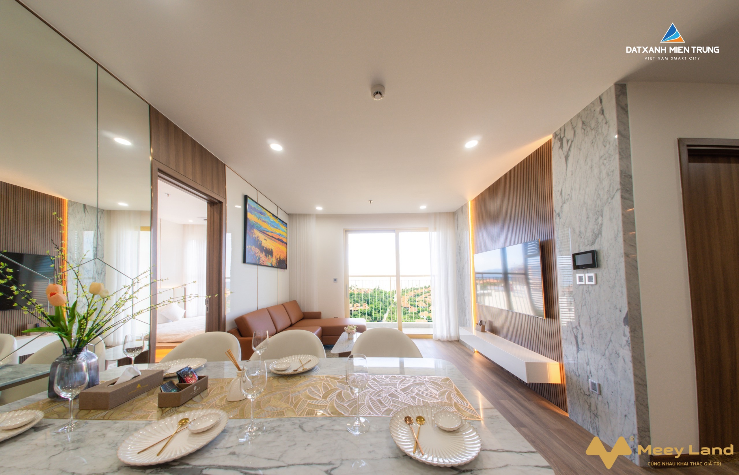 Căn hộ 3 phòng ngủ 100m2 trung tâm Ngũ Hành Sơn - Đà Nẵng - sổ hồng lâu dài, thanh toán 12 tháng