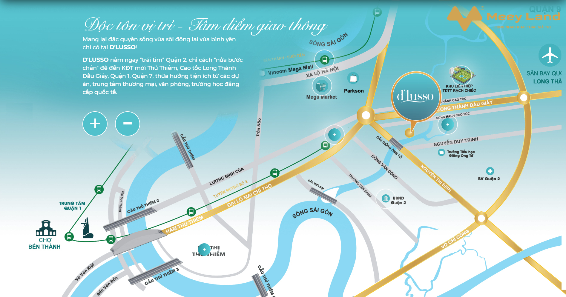 Căn hộ Dlusso, Quận 2, giá 70 triệu.m2, bàn giao hoàn thiện thiết bị cao cấp