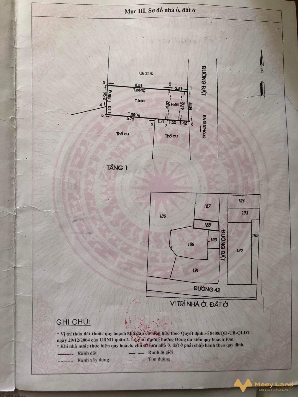 Bán đất đường 54, phường Bình Trưng Đông, Thủ Đức, giá 37,5 tỷ, gần công viên