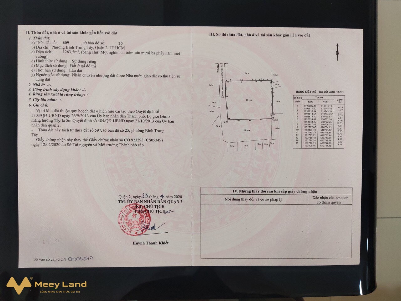 Bán đất mặt tiền, Nguyễn Duy Trinh, Bình Trưng Tây, quận 2, giá 524 tỷ