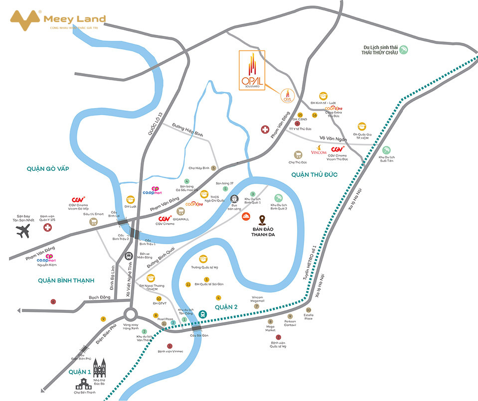 Căn hộ Opal Boulevard Phạm Văn Đồng, đã nhận nhà, giá 3,65 tỷ 75m2
