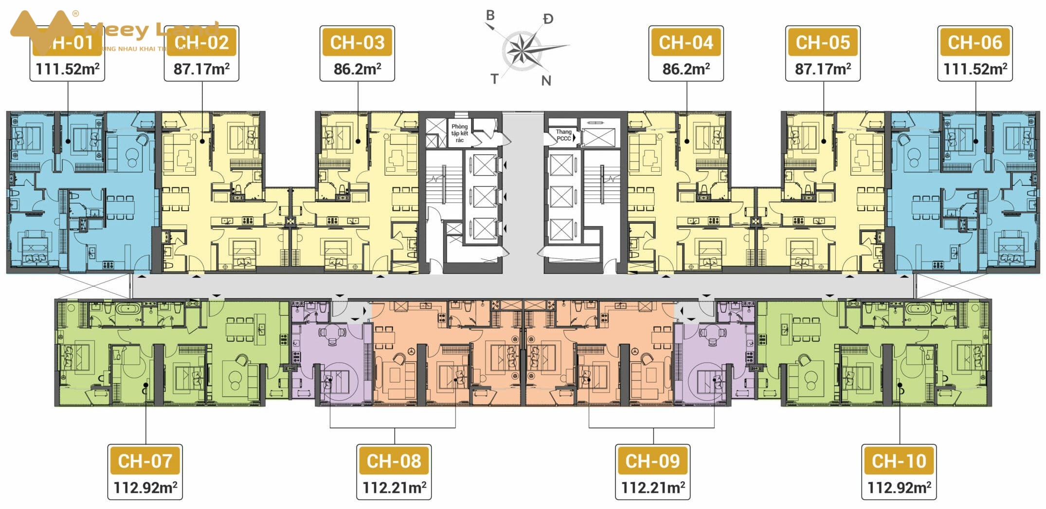 Căn hộ The Gold View quận 4, 1-2-3 phòng ngủ, 85 triệum2, nội thất đầy đủ, hỗ trợ vay 70%