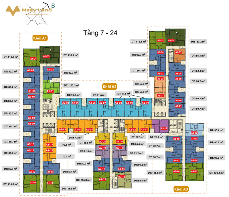 Căn hộ The Gold View quận 4, 1-2-3 phòng ngủ, 85 triệum2, nội thất đầy đủ, hỗ trợ vay 70%