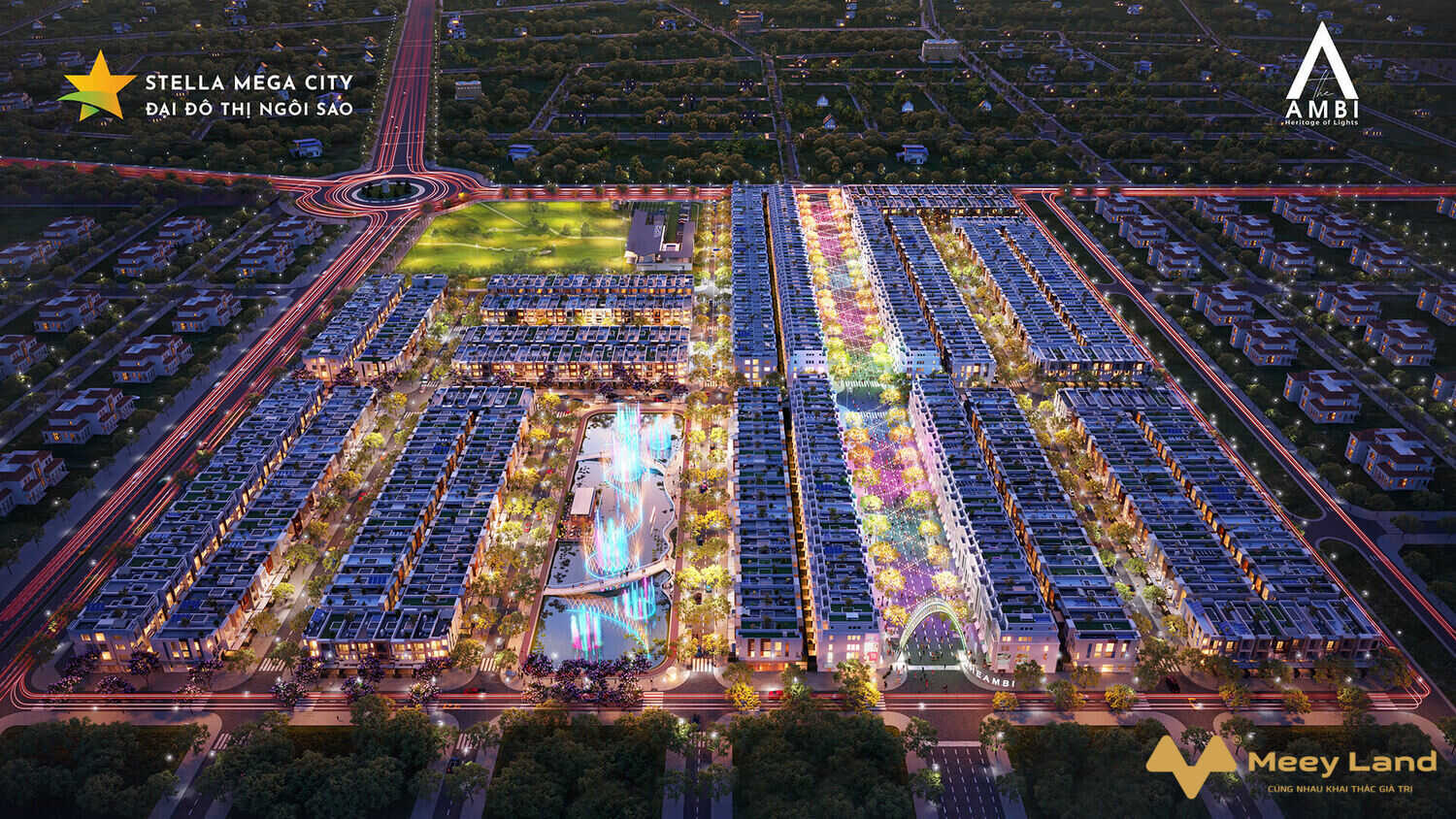 Đất nền nhà phố khu đô thị Stella Mega City Cần Thơ, giá từ 28 triệu m2, thích hợp đầu tư